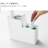 替えブラシ収納付き流せるトイレブラシスタンド プレート ホワイト.|s6